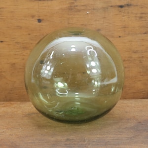 Flotador Alemán 1920s | Forma Manzana Vidrio Marca Trébol Náutico