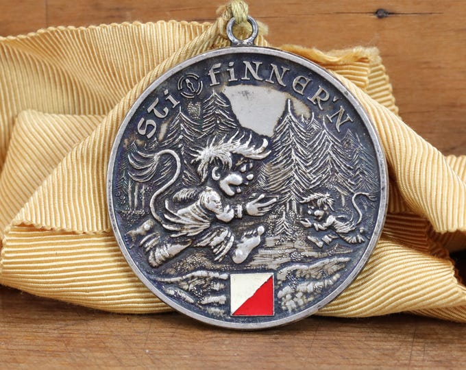 Norwegian Orienteering Medal 1970s | Troll Motif Medal | Nordic Heritage Collectible | Nordic History