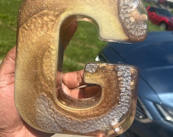Handmade, Resin letters, resin art, customized, custom letters,gifts