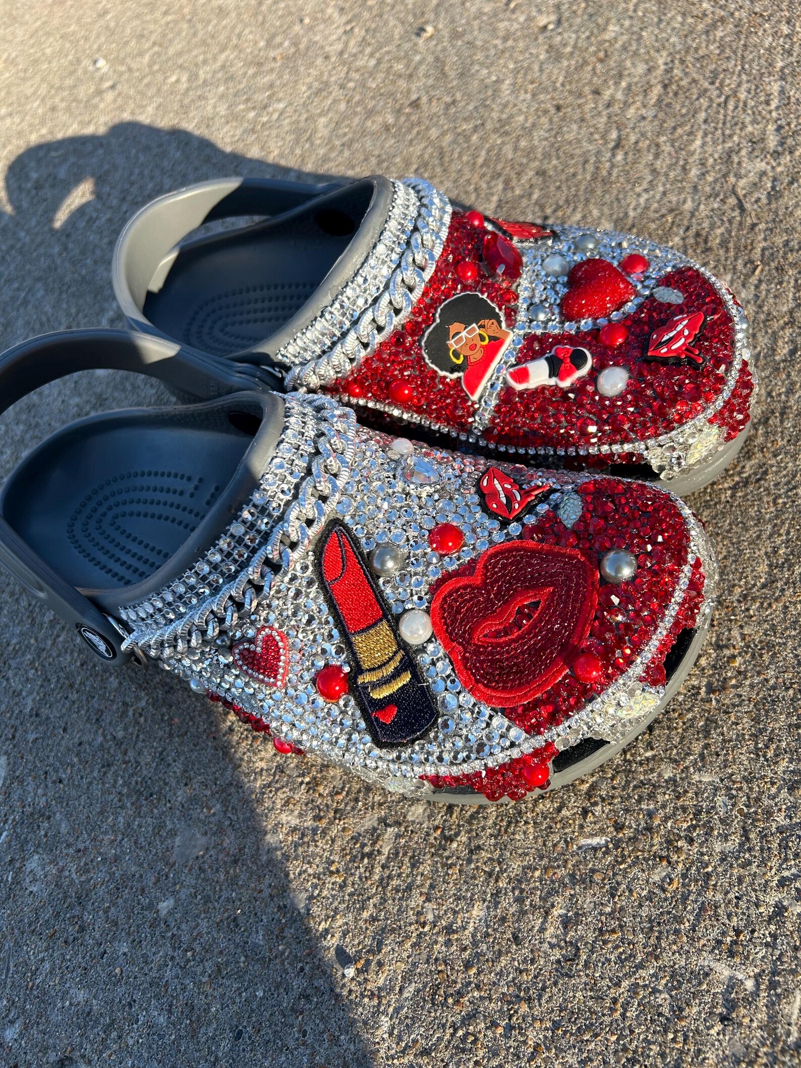 Bling Crocs Fully Loaded Bottom (customized), Shoes, Slippers - Etsy