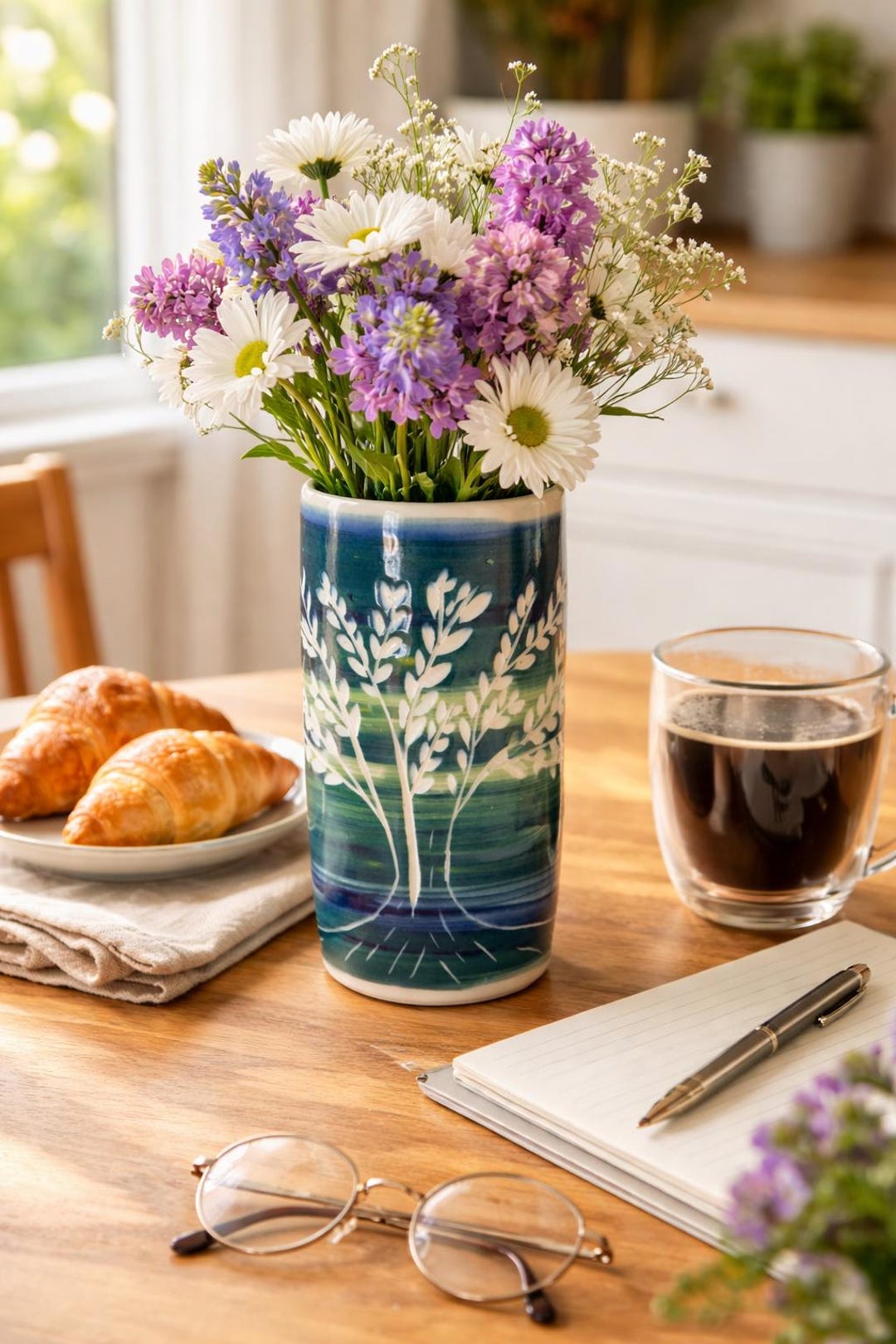 Handmade Stoneware Ceramic Bud Vase – Wheel Thrown Minimalist Flower ...