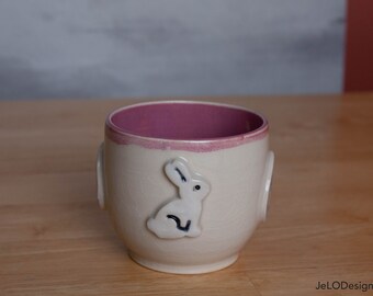 Handmade Easter egg mug from JeLO Designs Pottery