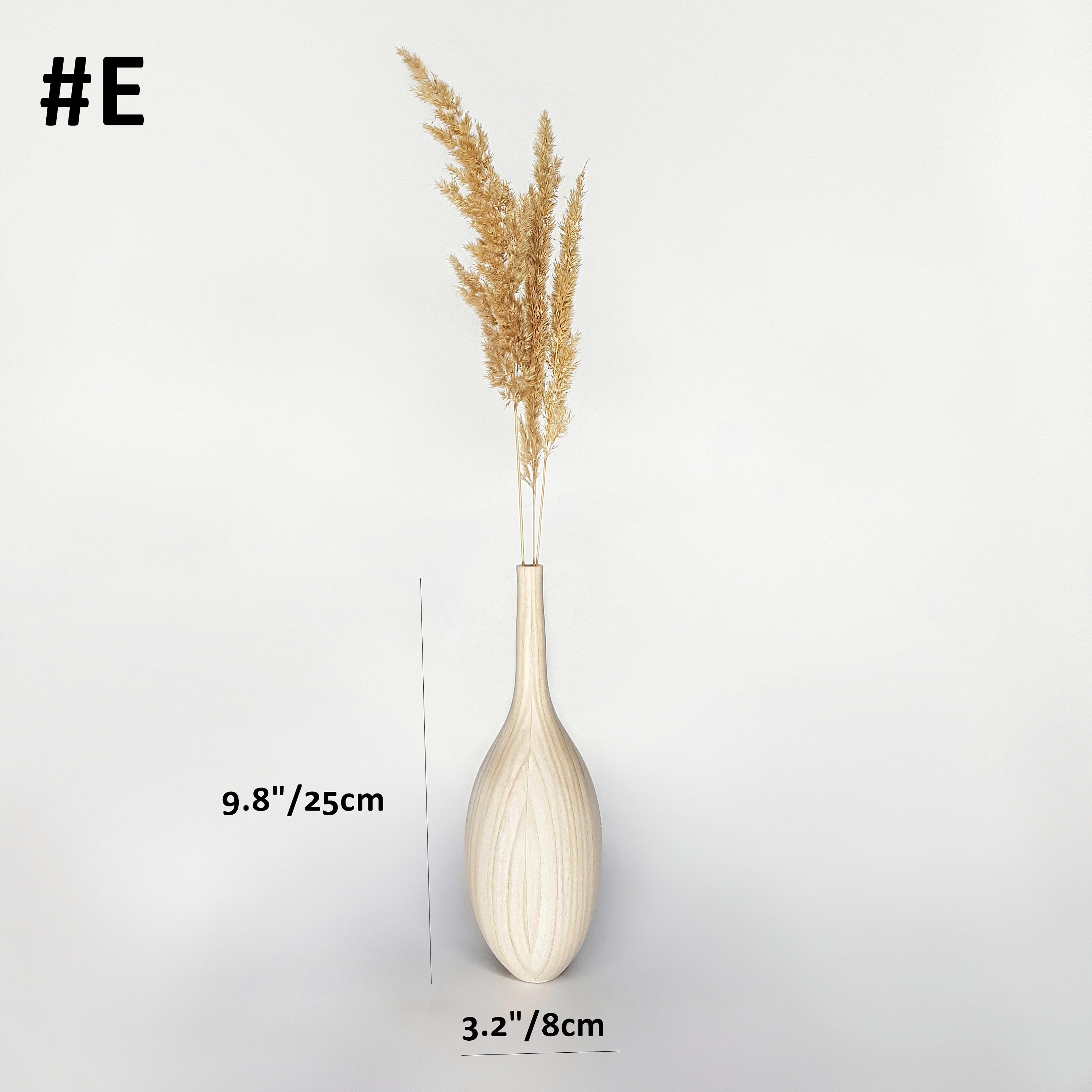 Wooden vase dried flower vase handmade vase arabic Etsy