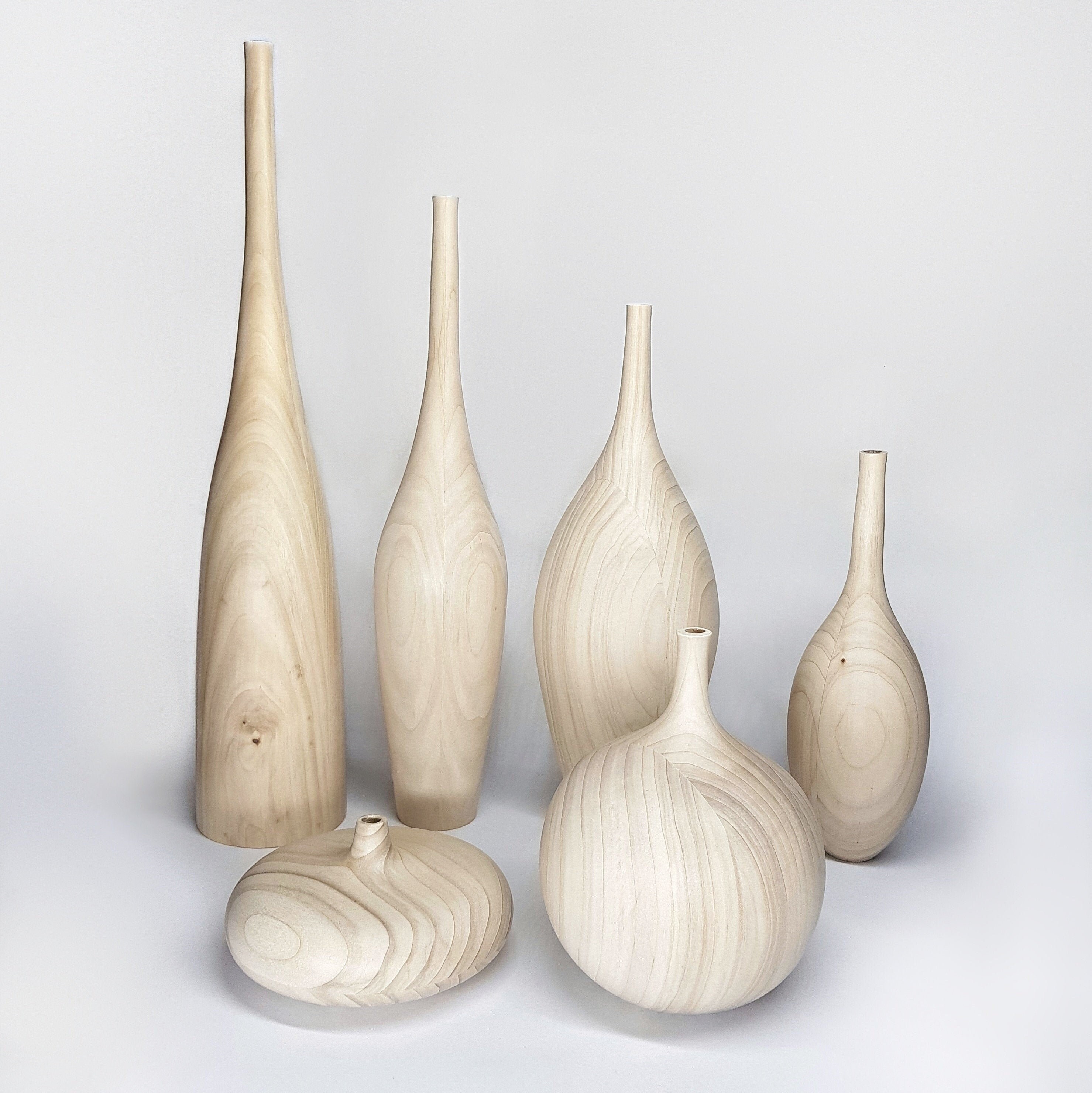 Wooden vase dried flower vase handmade vase arabic Etsy