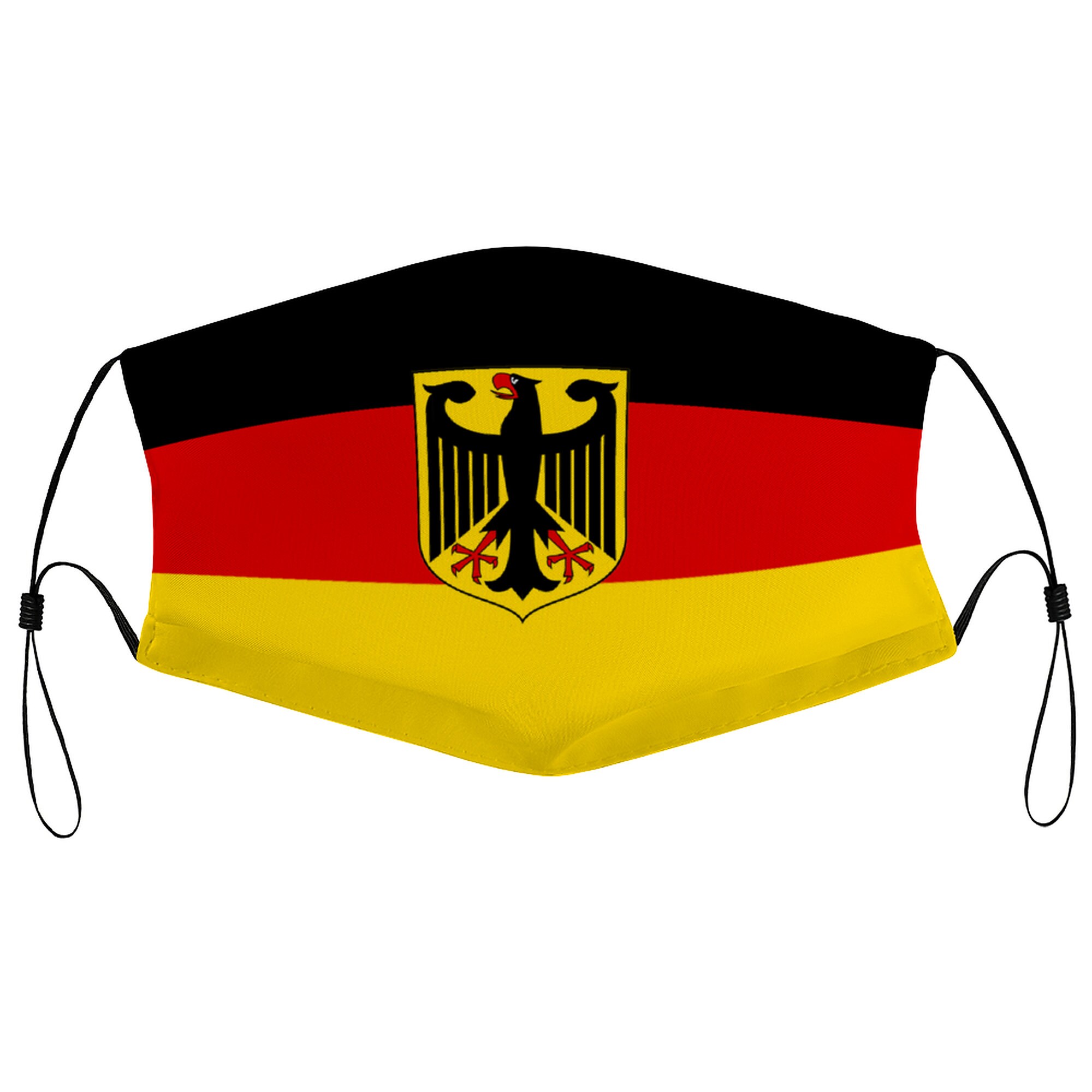 Flag Of Germany National Face Mask German Black Mask With Etsy