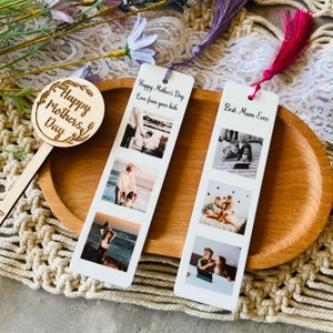 Personalised photo book mark | Gifts for mum | Mother's Day| Book lover gifts | Custom Acrylic photo gifts | Gift ideas