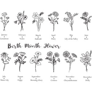 Personalised birth flower wood engraved chopping board | gifts for mum | Gifts for grandma | Mother's Day | mama | Mother | Nan | Custom