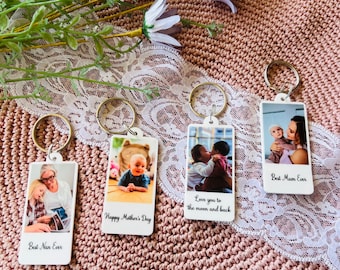 Personalised Photo Keychain | Custom Picture Key Chain | UV Printed Acrylic Keepsake
