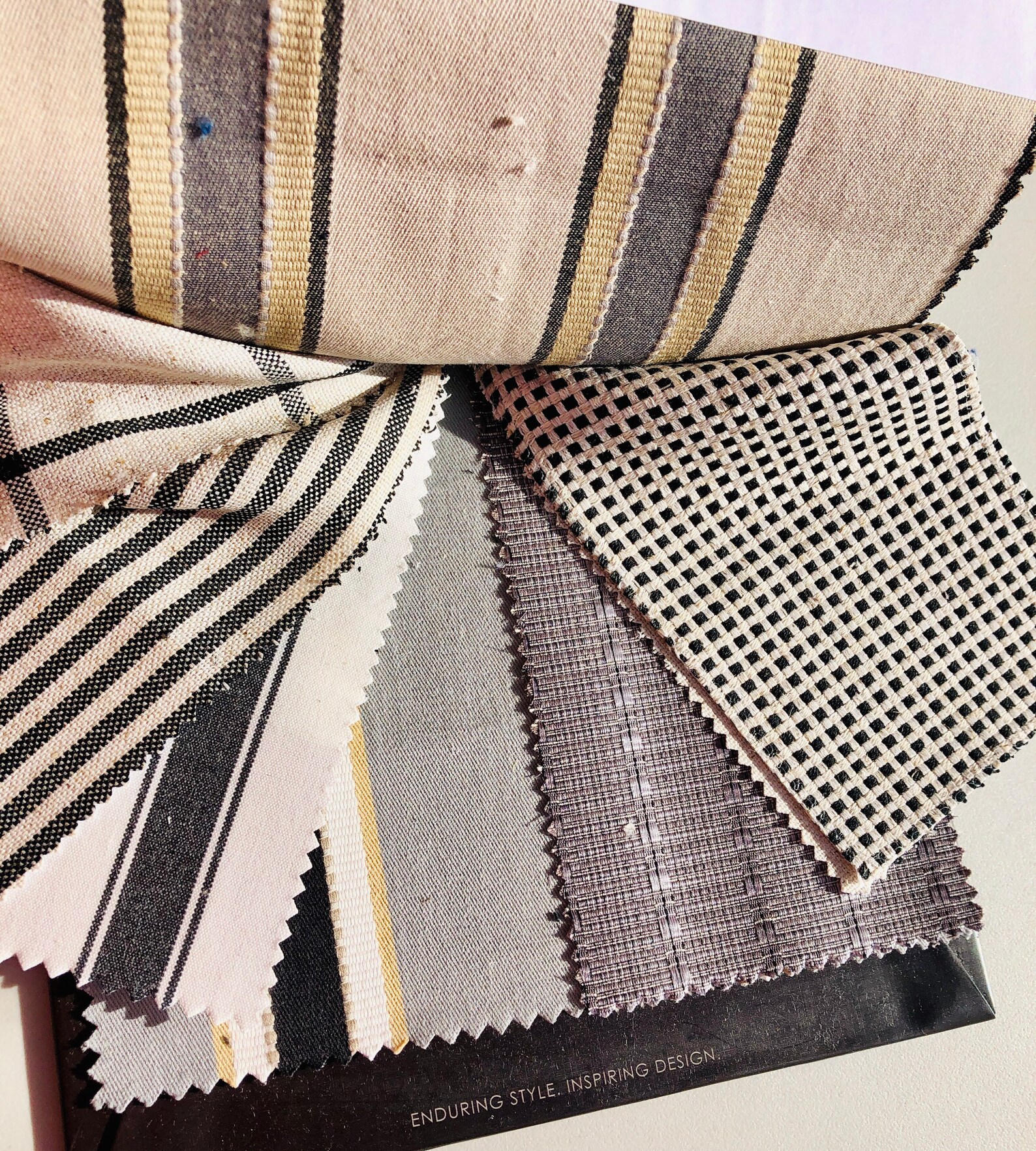 Carole Fabrics Newport Plaids & Stripes Fabric Swatch Sample Etsy