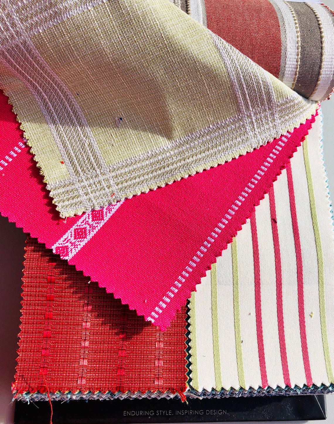 Carole Fabrics Newport Plaids & Stripes Fabric Swatch Sample Etsy