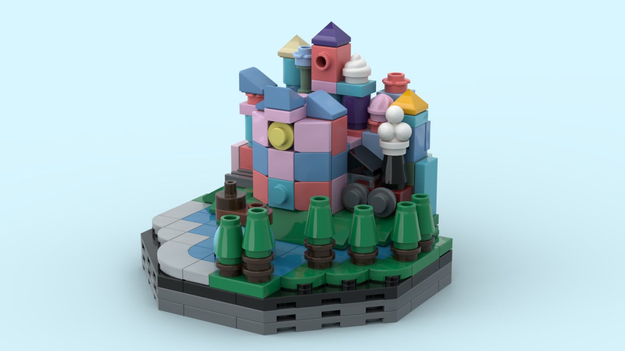 Disneyland ミニチュアモデル　ケース付き Disneyland ミニチュアモデル ケース付き