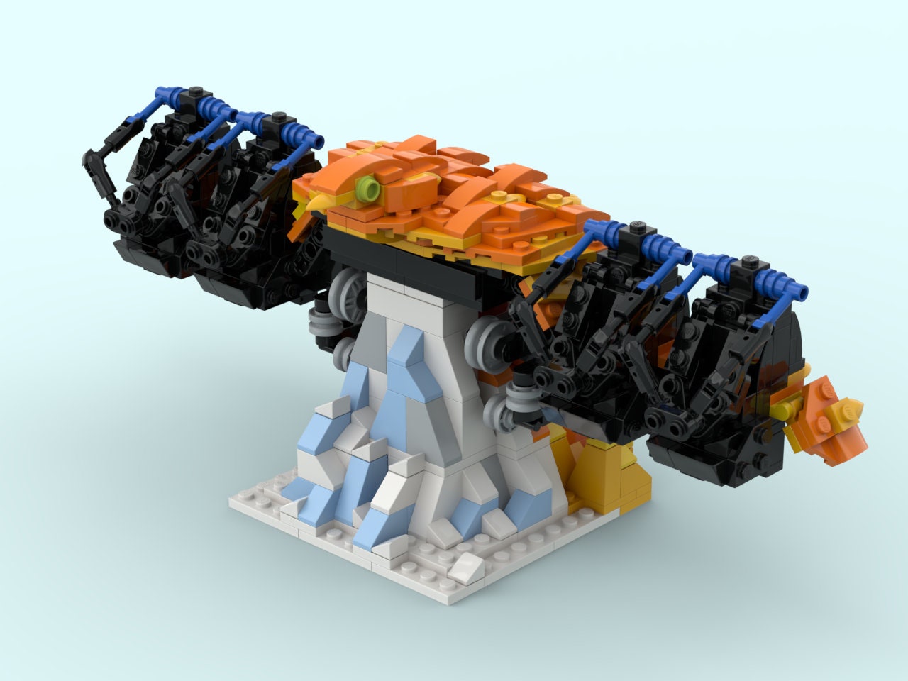 Batmobile 21 from BrickLink Studio LEGO MOC BATMAN