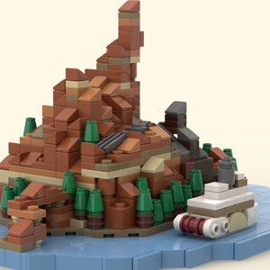 Big Thunder Mountain Architecture MOC (INSTRUCTIONS ONLY)