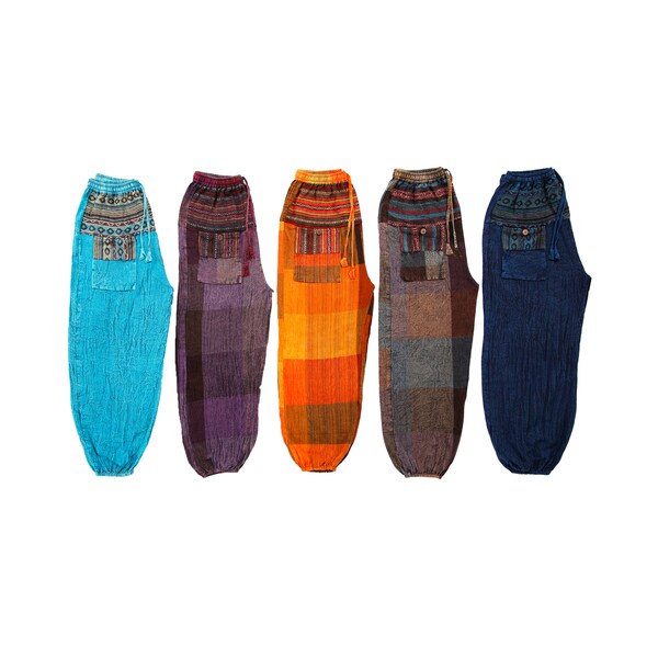 FORESTER HAREM TROUSERS - STONE/WARM