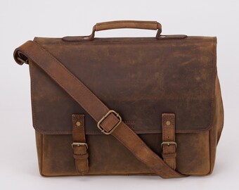 Nordbury Leather Herren Business Aktentasche, Laptoptasche, Dokumententasche