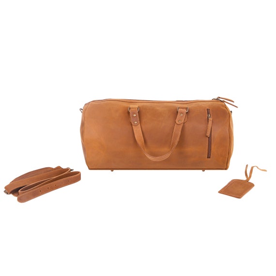 Nordbury Original Leather Duffle Bag Weekend Leather Bag Holdalls Bags 6116 Etsy Canada