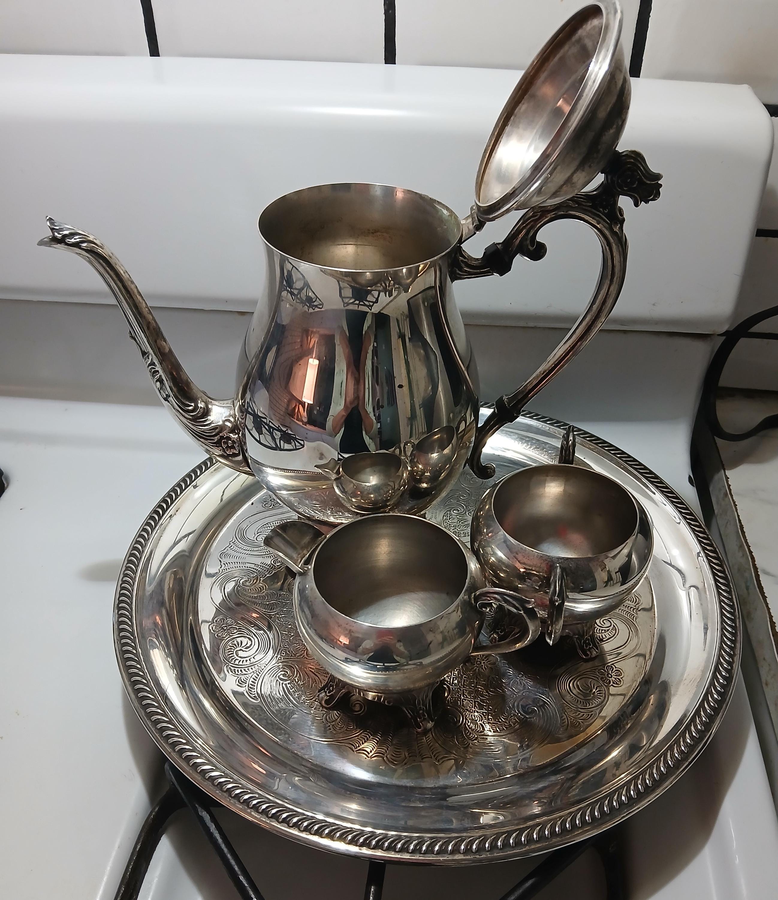 【Sheridan】 ビクトリアンのサモワール 【シルバープレート】 大型 Sheridan Silver Plated | eBay