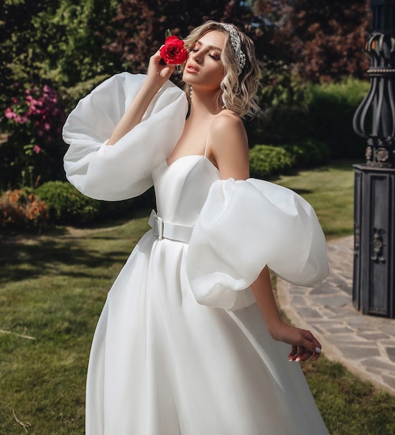 Simple wedding cheap dress belt