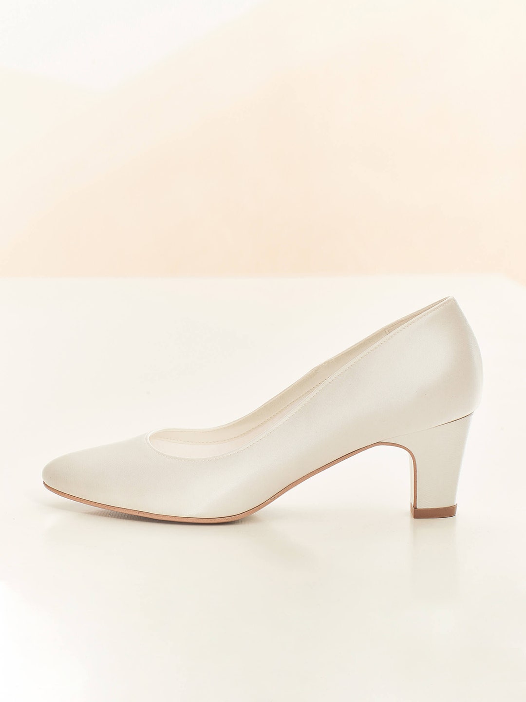 satin bridal shoes