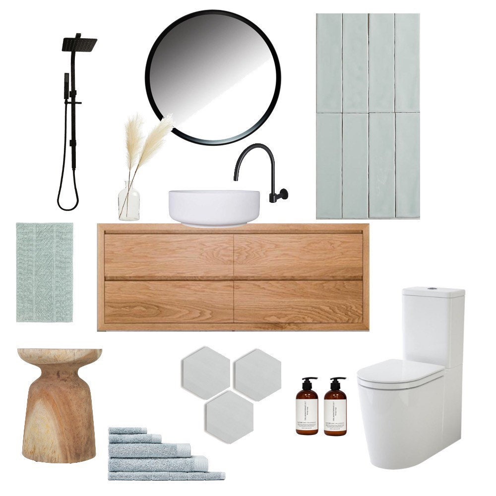 Bathroom Design Mood Board Etsy