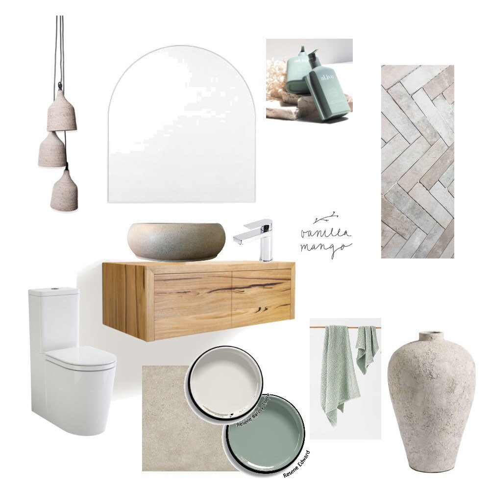 Bathroom Design Mood Board Etsy
