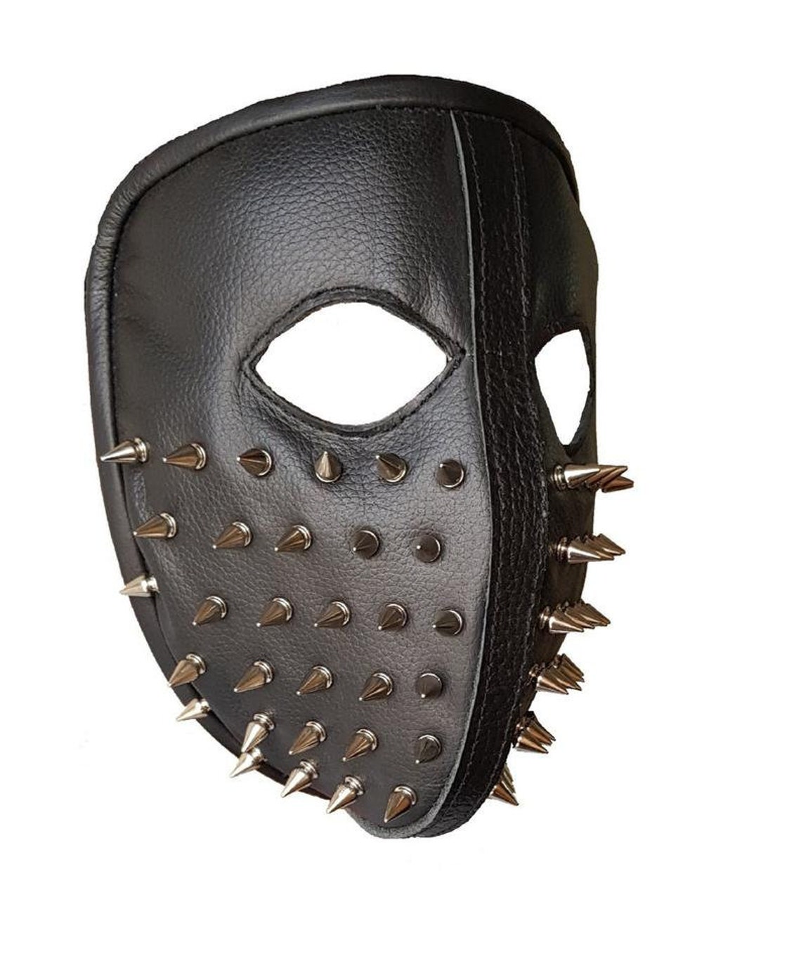 mens leather face mask