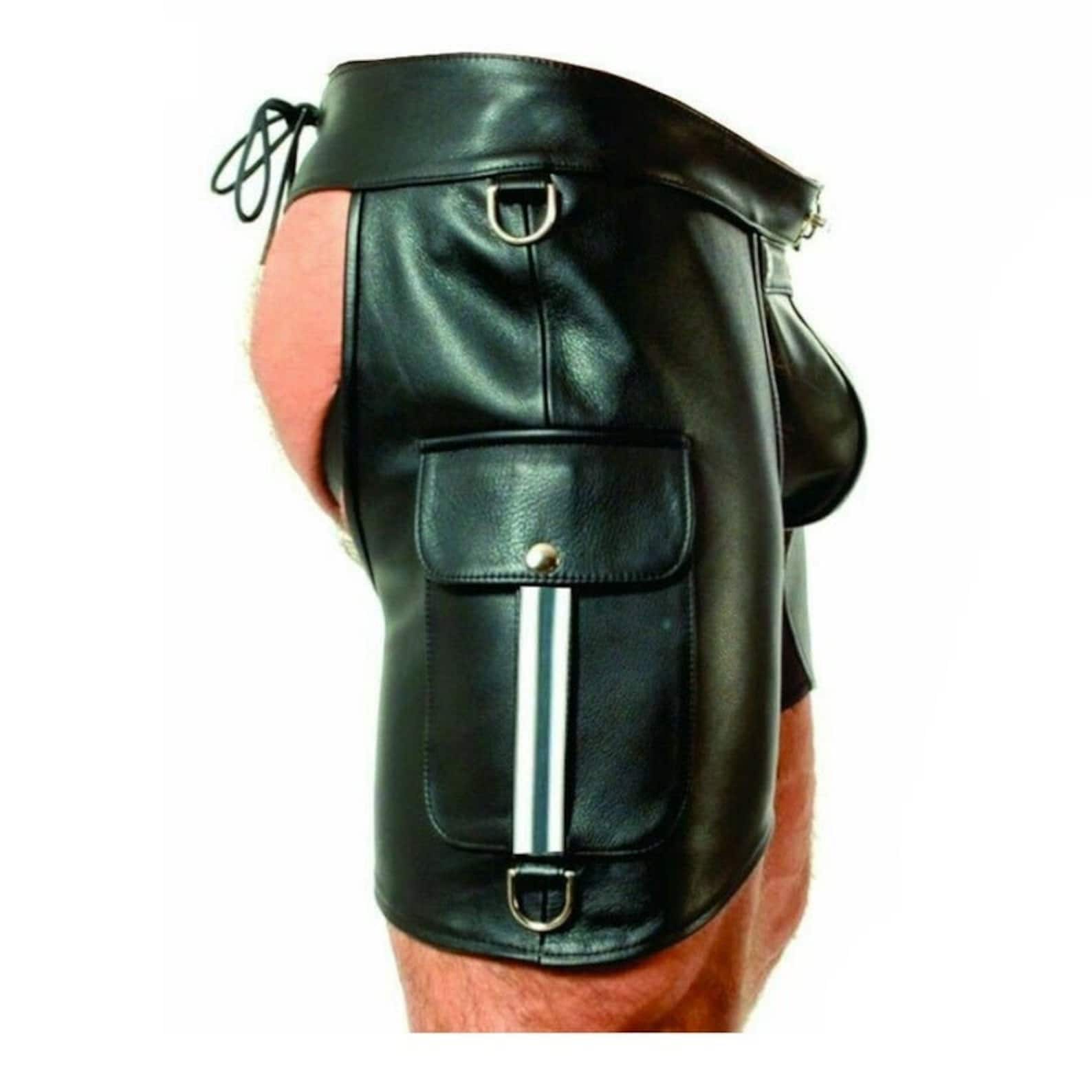 Genuine Black Leather Chaps Leather Gay Chaps Leather Etsy