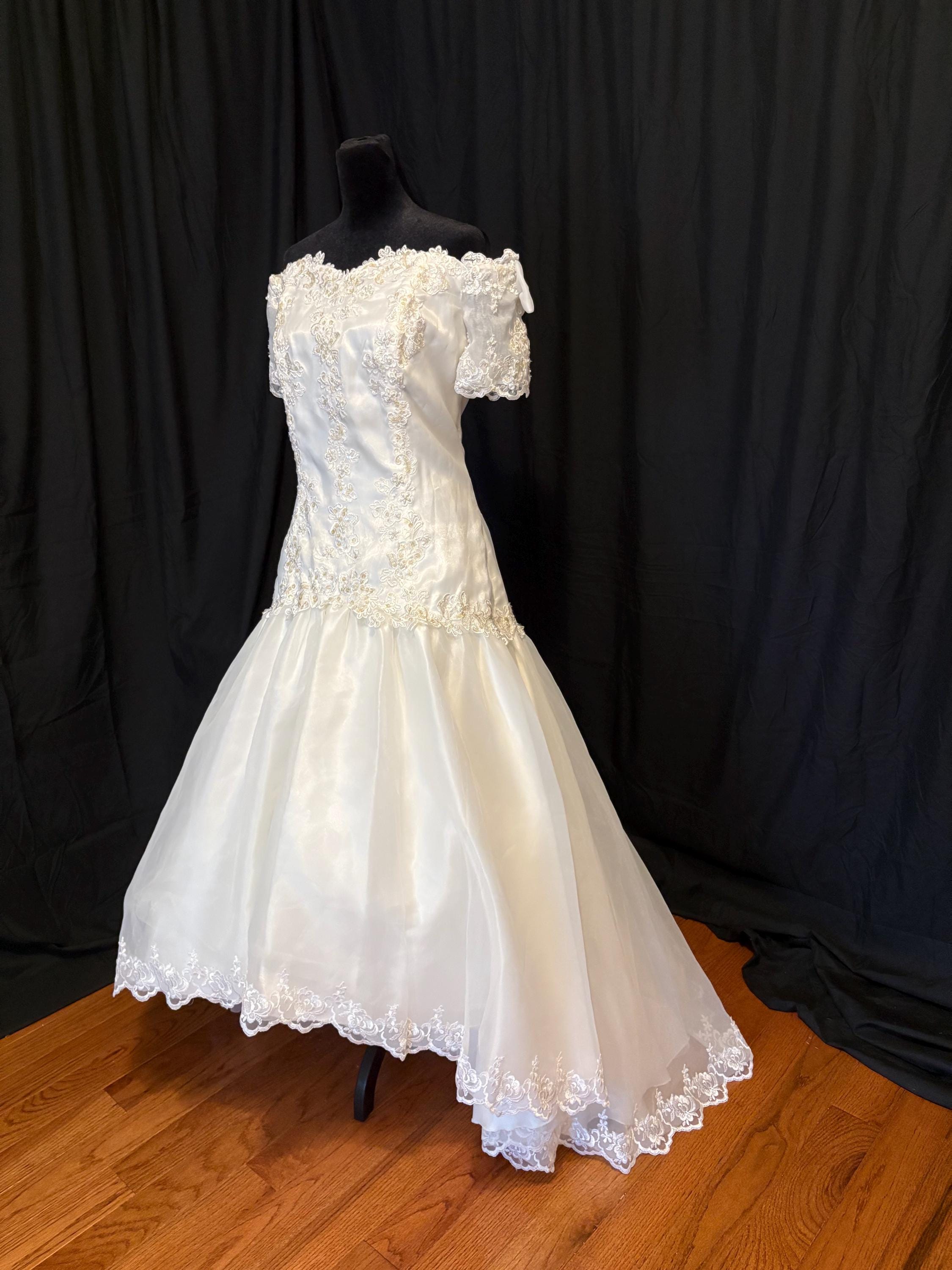 Vintage Wedding Dress 60s Xl 70s - Etsy