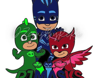 Pj Masks Svg Etsy