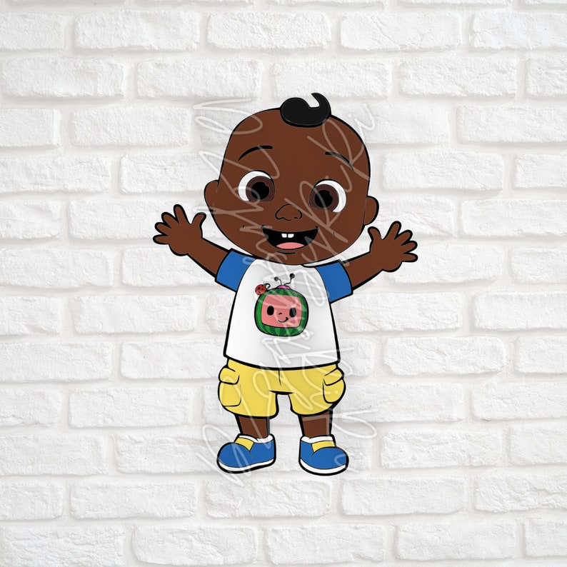 Download Black African-American Cocomelon Happy Baby Boy with ...
