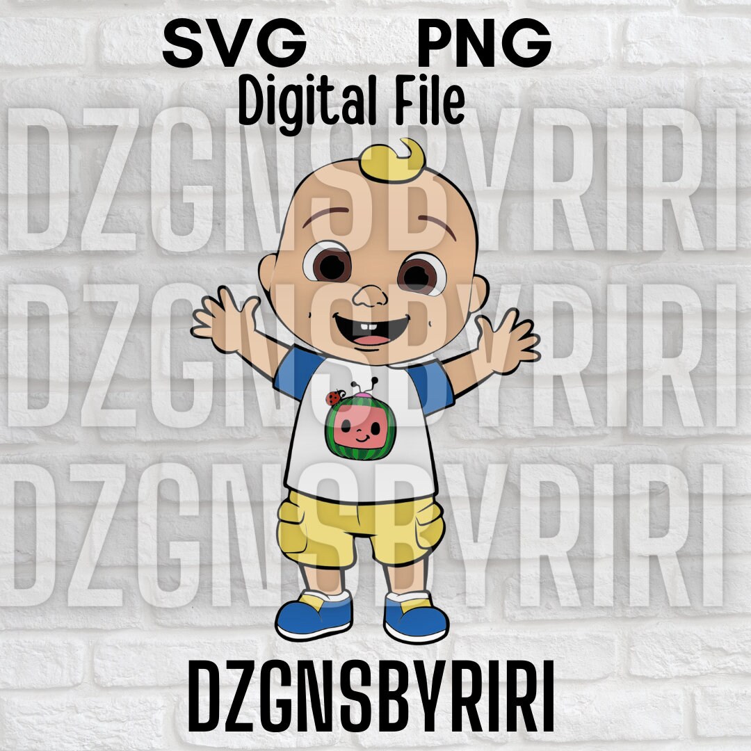 Baby Svg Cocomelon Clipart 300 Popular Svg Design