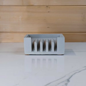 Concrete Soap Dish self draining maximum airflow and water shedding