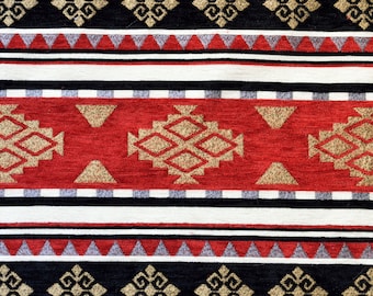 Red Chenille Fabric,Carpet Fabric,Patchwork Fabric,Ethnic Fabric,Kilim Fabric,Woven Fabric,Turkish Fabric,Jacquard Fabric,Upholstery Fabric