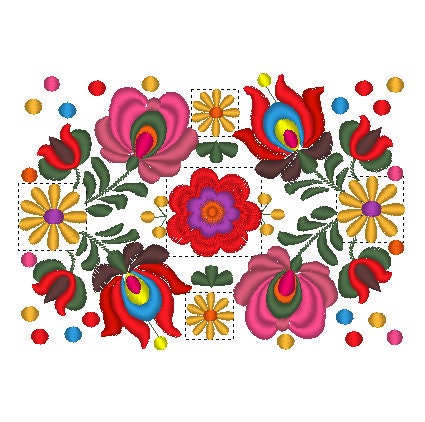 Floral embroidery designSatin embroideryembroidery | Etsy