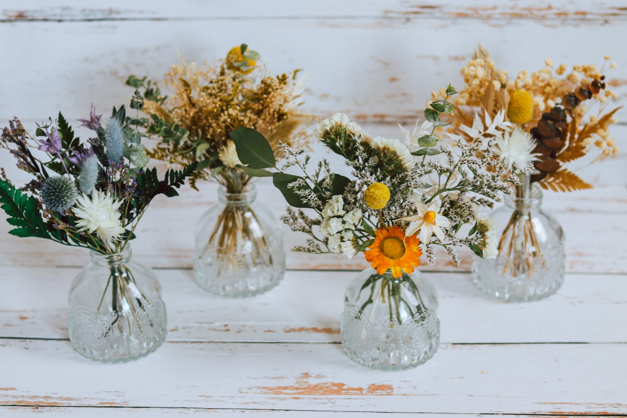  Mini Dried Flower Bouquet Set of 6 for Bohemian Wedding Dried  Flowers for Table Centerpieces,Bridesmaid Flower Girl Gift Box, Boho  Wedding, Birthday Cake Table Small Bottle Decoration (Blush).… : Home 