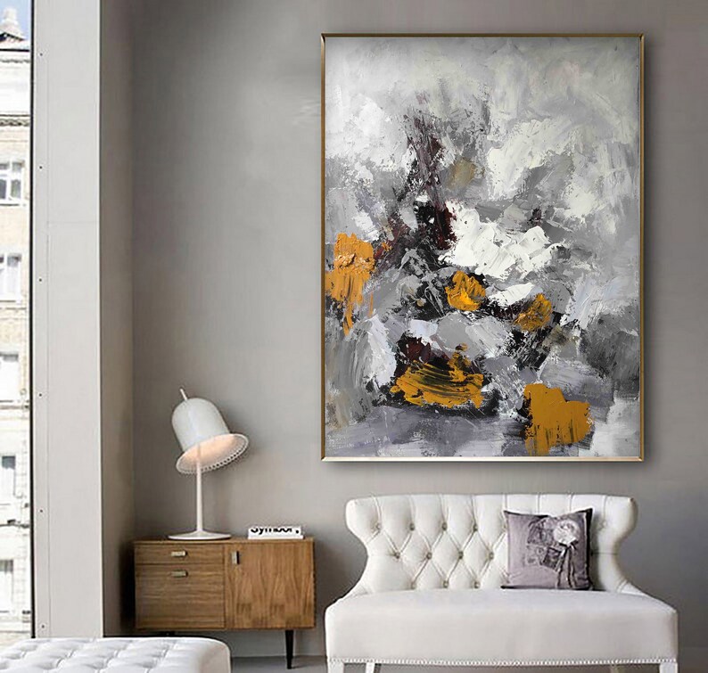 Largescale Abstract Painting Modern Abstract Etsy
