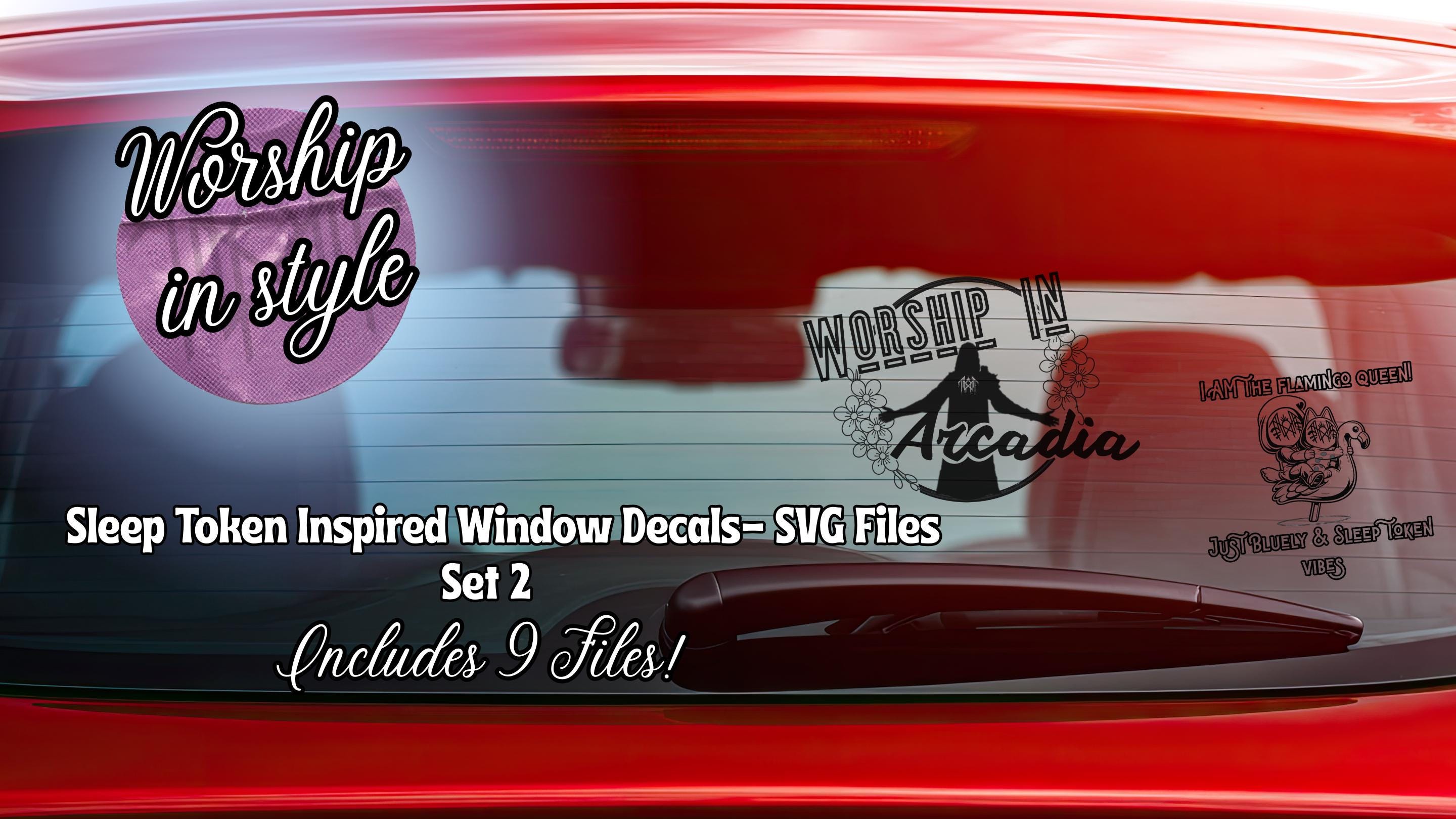 ST Inspired SVG Bundle 2 | Car Window Vinyl Decals (digital Download ...