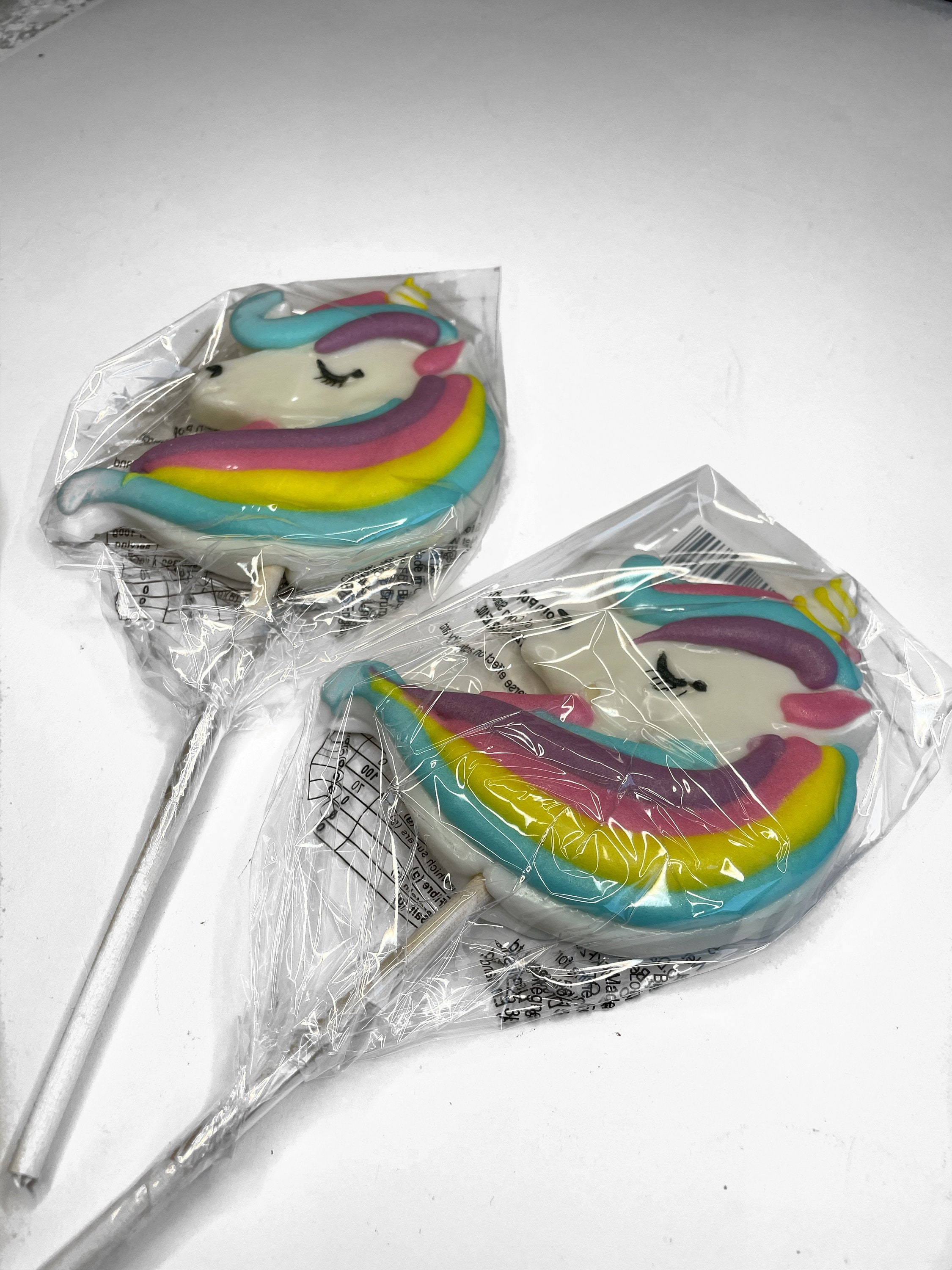 Rainbow Unicorn Lollipop Unicorn Lollipop Candy Lollipop Etsy