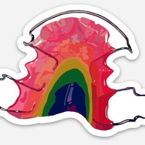 Retro Rainbow Retainer