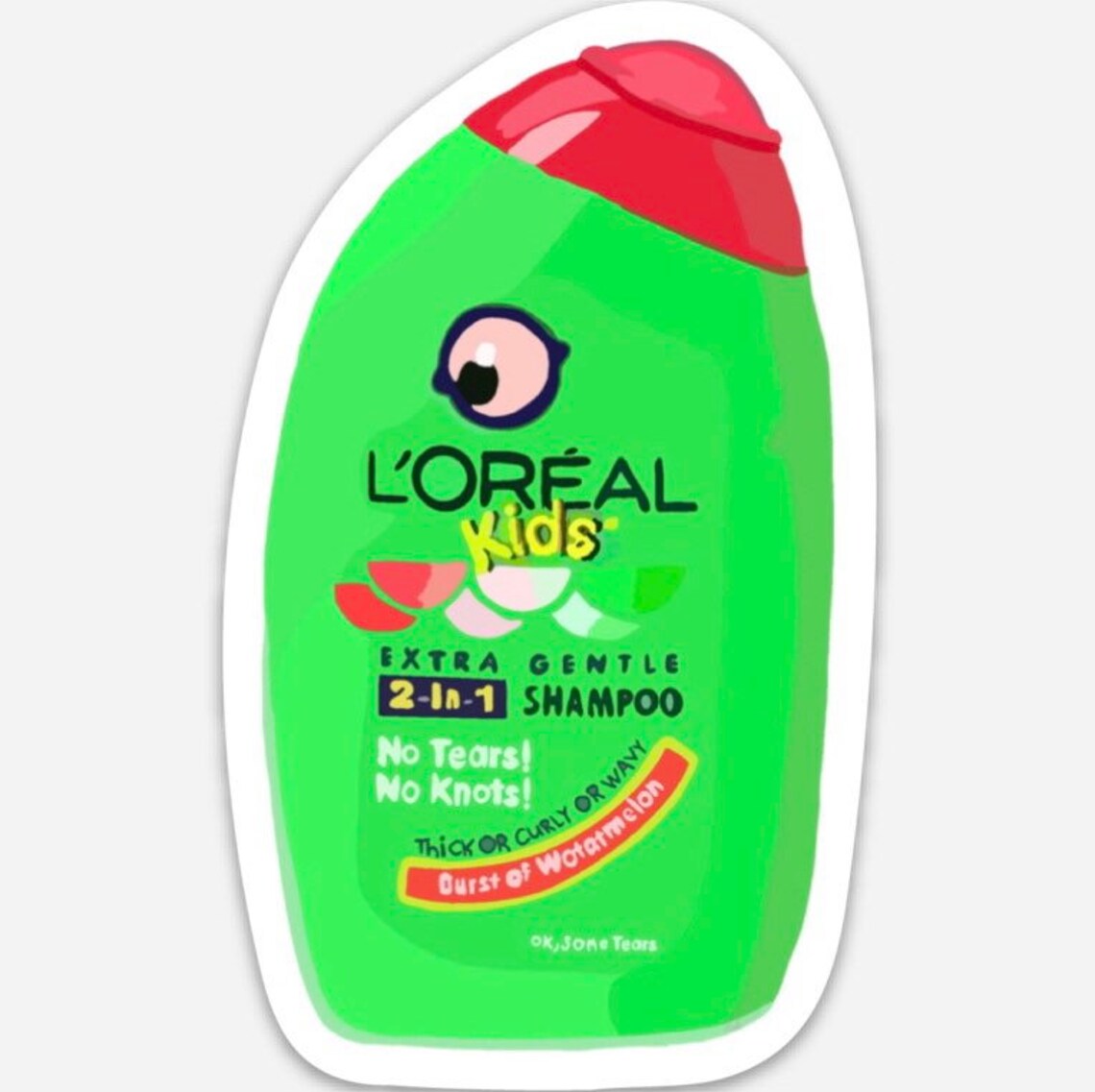 2000s Kids Shampoo Sticker Etsy