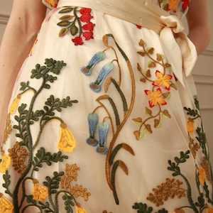 Gown, Embroidery, timeless dress image 3