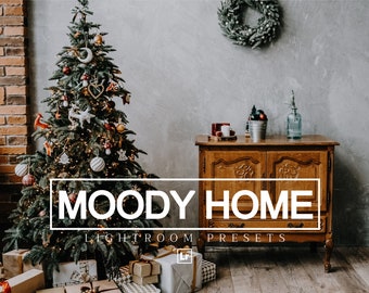 10 Lightroom mobile & desktop Presets Moody Home filter