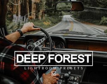 10 Lightroom mobile & desktop Presets Deep Forest filter