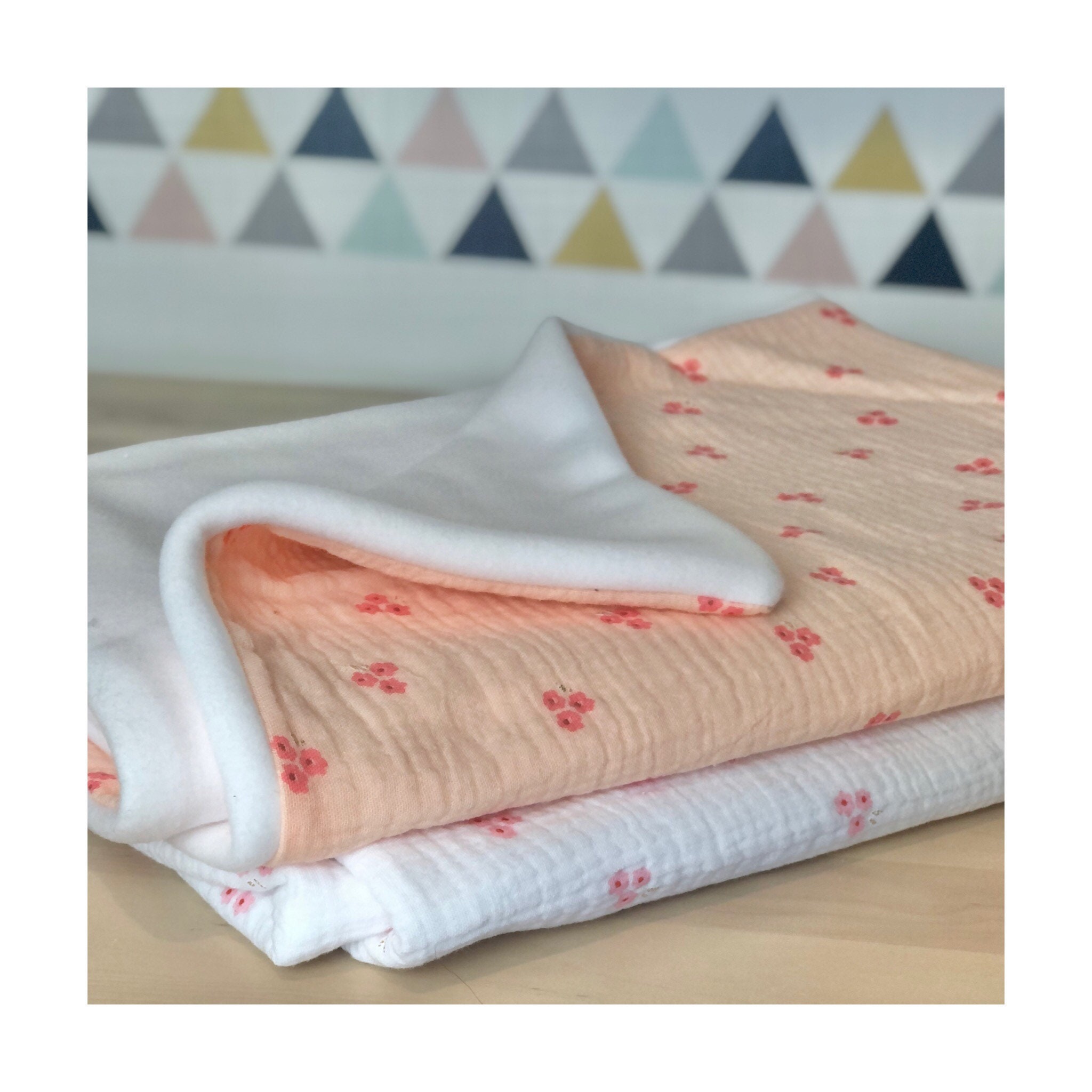 Couverture Bébé Double-Gaze/ Micro Polaire