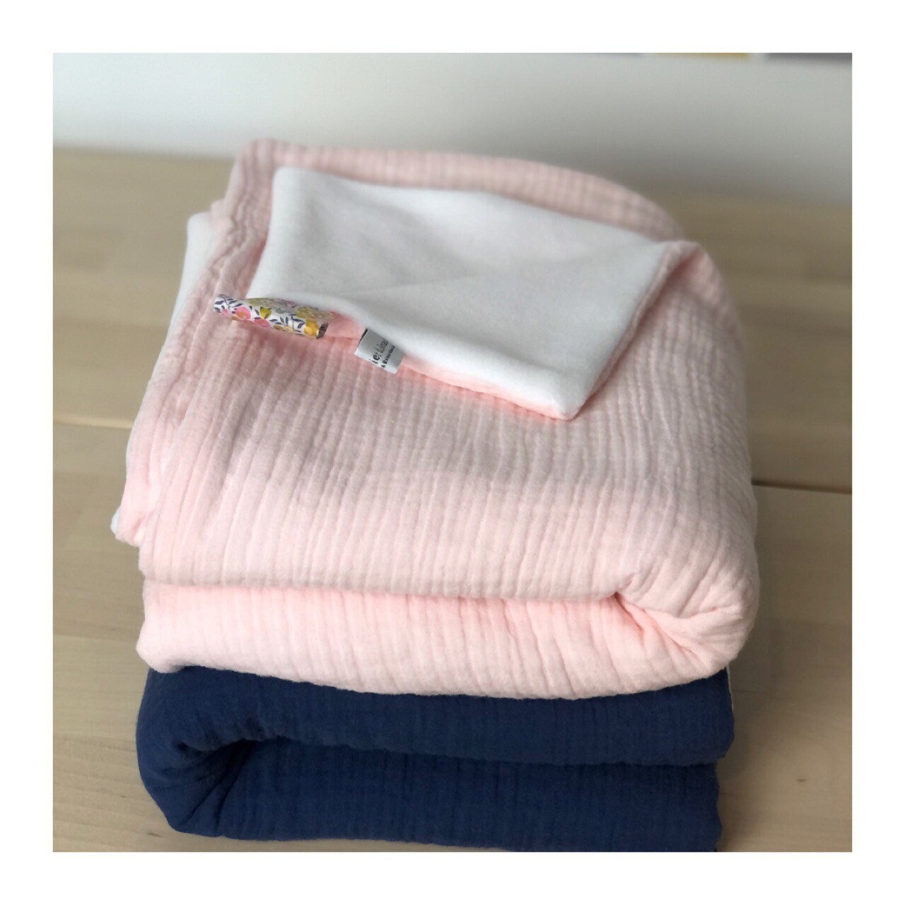 Couverture Bébé Double-Gaze/Polaire - Personnalisable