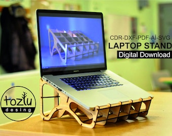 Laptop Ständer - Vektor Datei