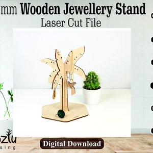 Jewellery Stand Laser Cut Vector File Cdr Dxf Svg
