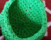 Bird nest type crochet holder