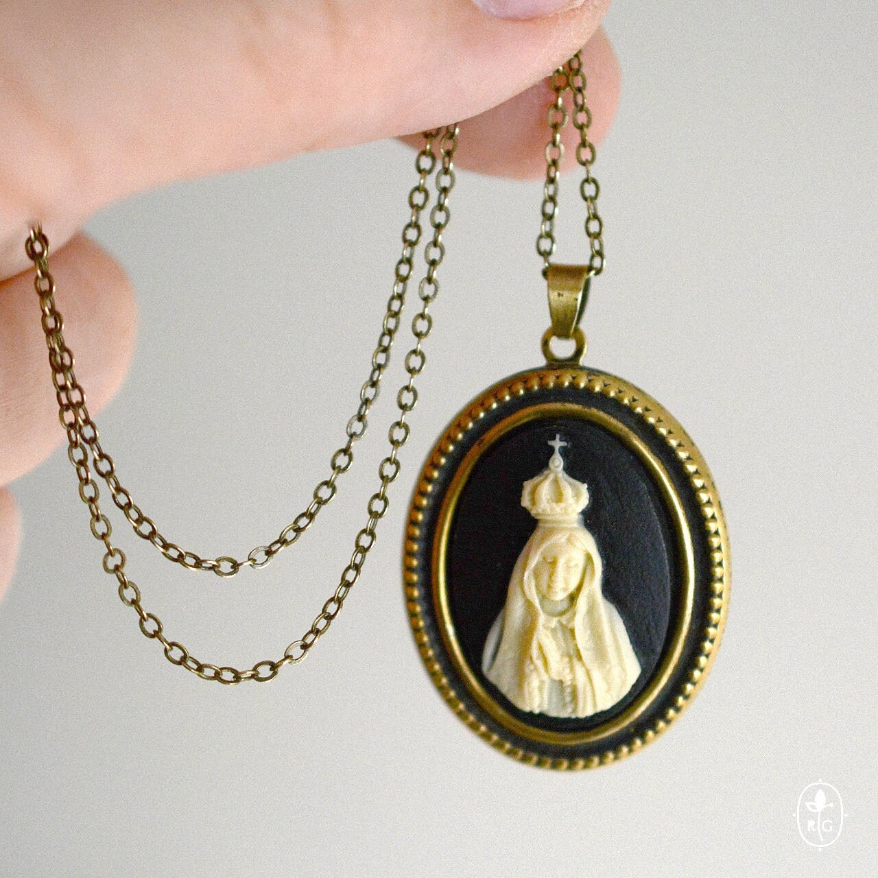 Religious cameo jewelry deals