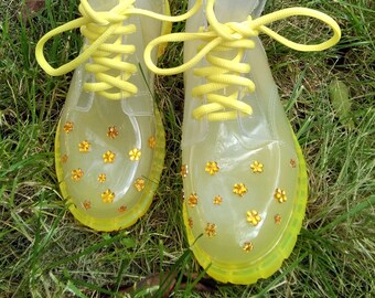 clear shoes boots